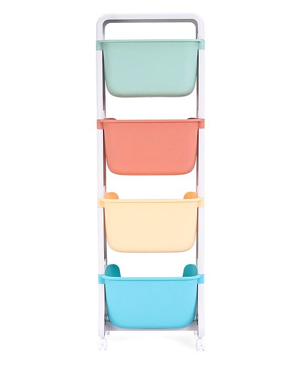 Babyhug 4 Layer Multipurpose Storage Rack - Muticolor