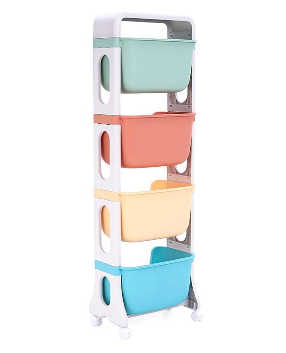 Babyhug 4 Layer Multipurpose Storage Rack - Muticolor