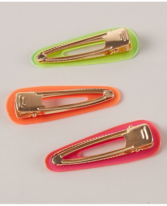 Pine Kids Snap Clips Set of 3 Pieces - Multicolor