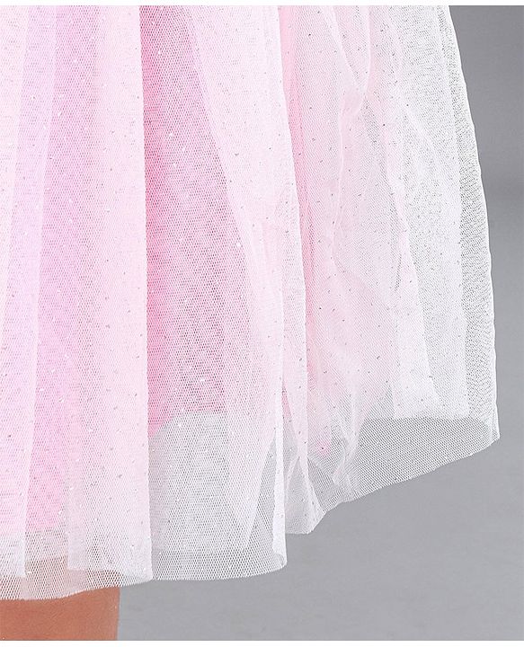 Babyhug Singlet Frock Floral Corsage - Pink