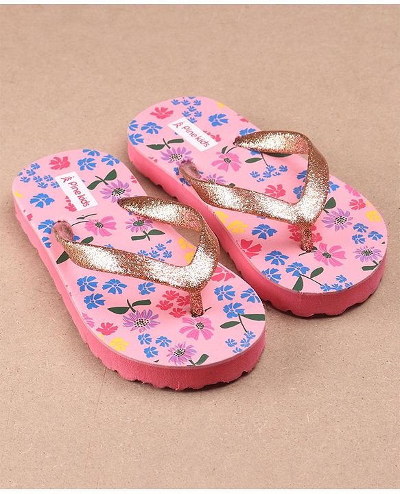 Pine Kids Casual Flip Flops - Pink