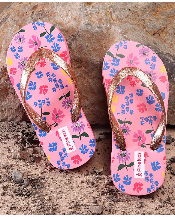 Pine Kids Casual Flip Flops - Pink