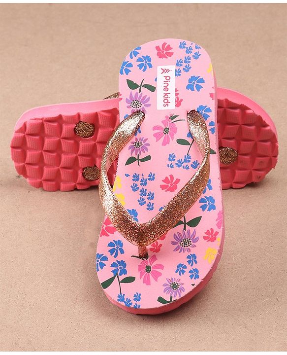 Pine Kids Casual Flip Flops - Pink
