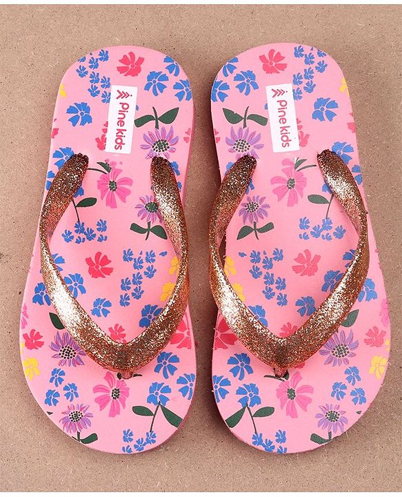 Pine Kids Casual Flip Flops - Pink