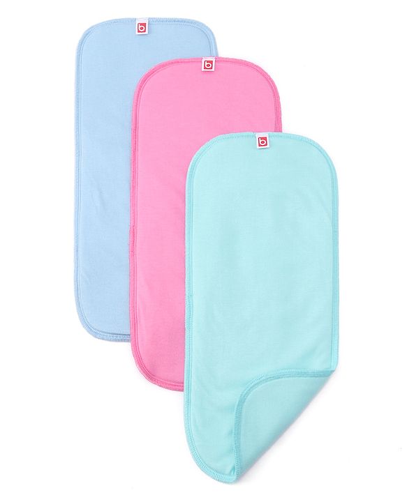 Babyhug Cotton Cloth Nappy Inserts Pack of 3 - Multicolor