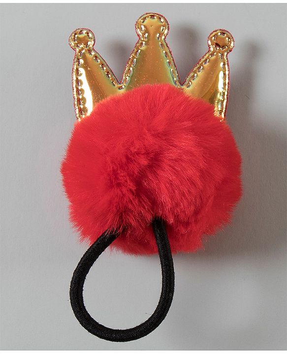Babyhug Crown Shaped Rubber Band - Red