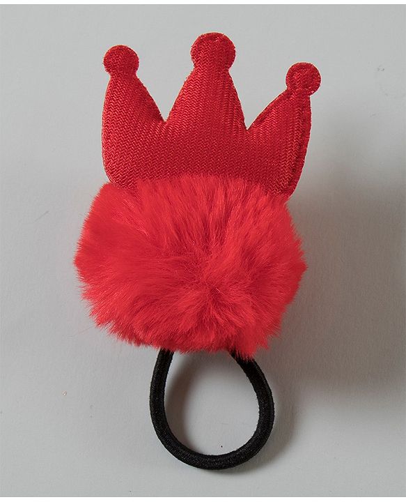 Babyhug Crown Shaped Rubber Band - Red