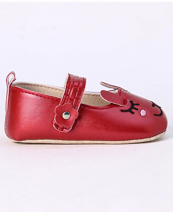 Cute Walk by Babyhug Booties - Maroon