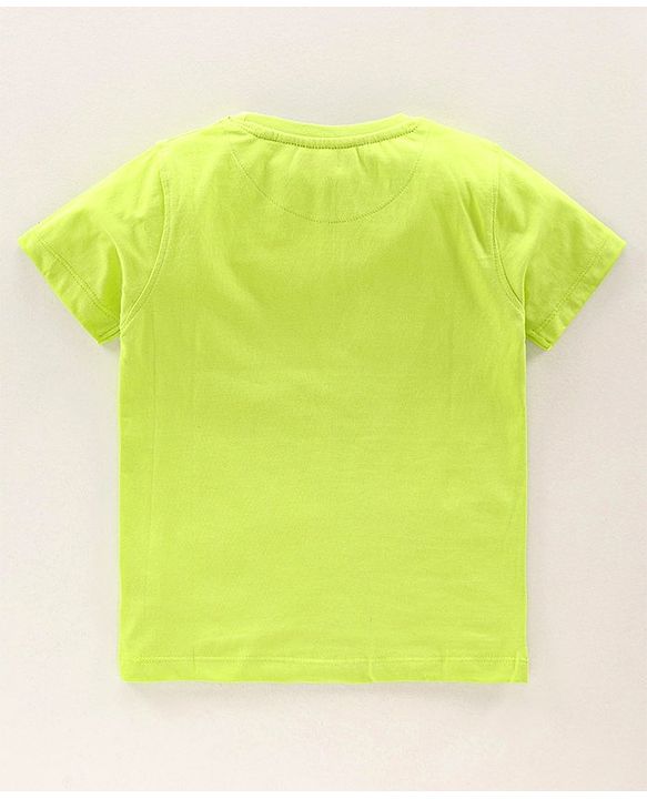 Pine Kids Half Sleeves Biowashed Tees Pack of 3 - Orange Navy Green