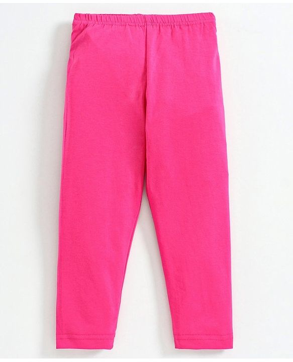 Babyhug Full Length Stain Repellant Leggings - Pink