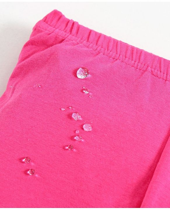 Babyhug Full Length Stain Repellant Leggings - Pink