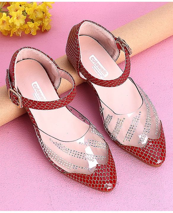 Cute Walk by Babyhug Sandals - Red