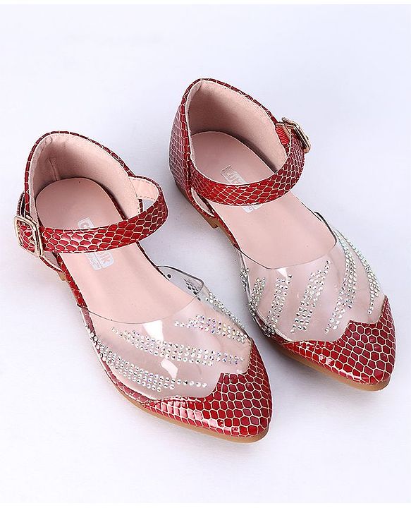 Cute Walk by Babyhug Sandals - Red