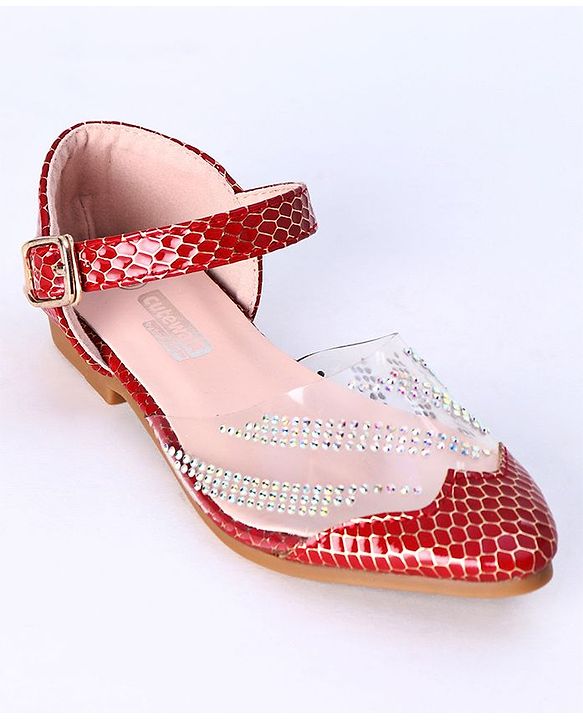 Cute Walk by Babyhug Sandals - Red