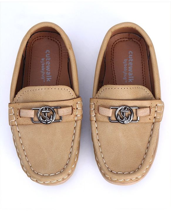 Cute Walk by Babyhug Party Wear Belly Shoes Studded Detailing - Pink