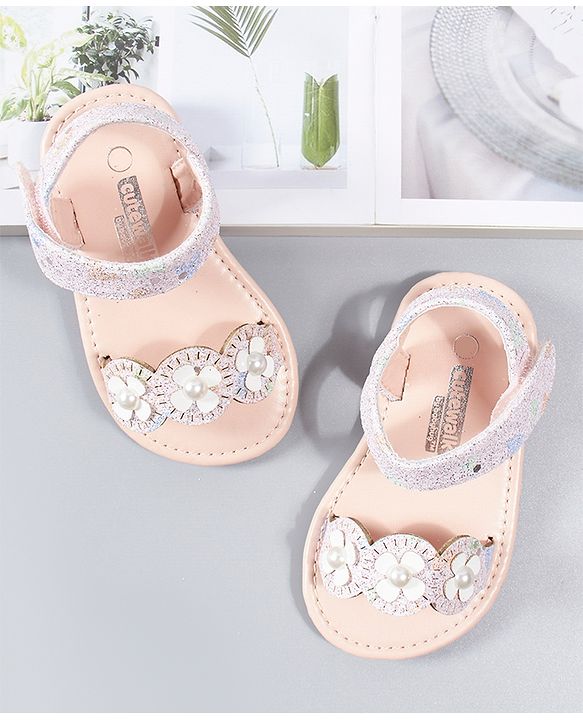 Cute Walk by Babyhug Sandals - Pink