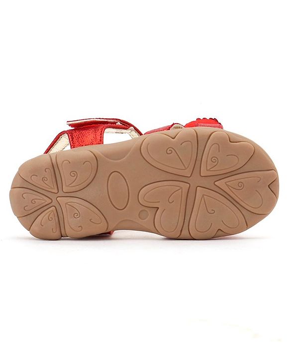 Cute Walk by Babyhug Sandals Girl RED 30