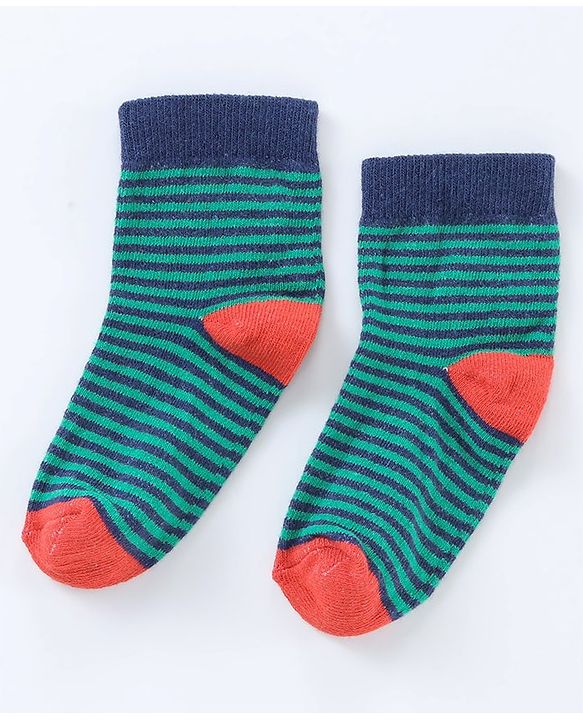 Cute Walk by Babyhug Ankle Length Antibacterial Socks Dino Design Pack of 5 - Multicolor