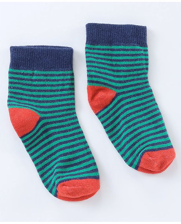 Cute Walk by Babyhug Ankle Length Antibacterial Socks Dino Design Pack of 5 - Multicolor