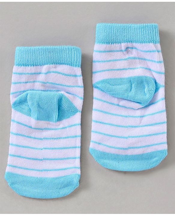 Cutewalk By Babyhug Multi Print Anti Bacterial Ankle Length Socks Pack of 5 - Multicolour