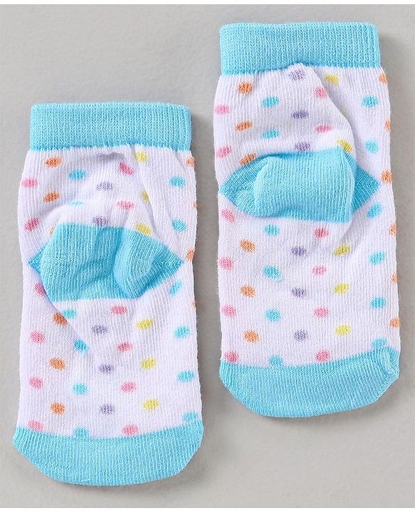 Cutewalk By Babyhug Multi Print Anti Bacterial Ankle Length Socks Pack of 5 - Multicolour