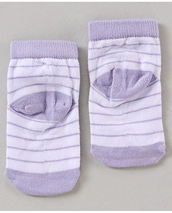 Cutewalk By Babyhug Multi Print Anti Bacterial Ankle Length Socks Pack of 5 - Multicolour