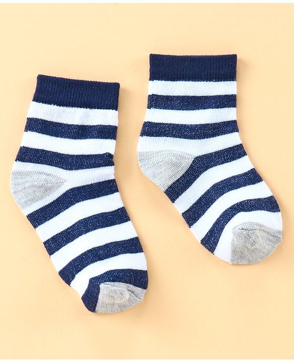 Cute Walk by Babyhug Anti Bacterail Ankle Length Socks Pack of 7 - Multicolour
