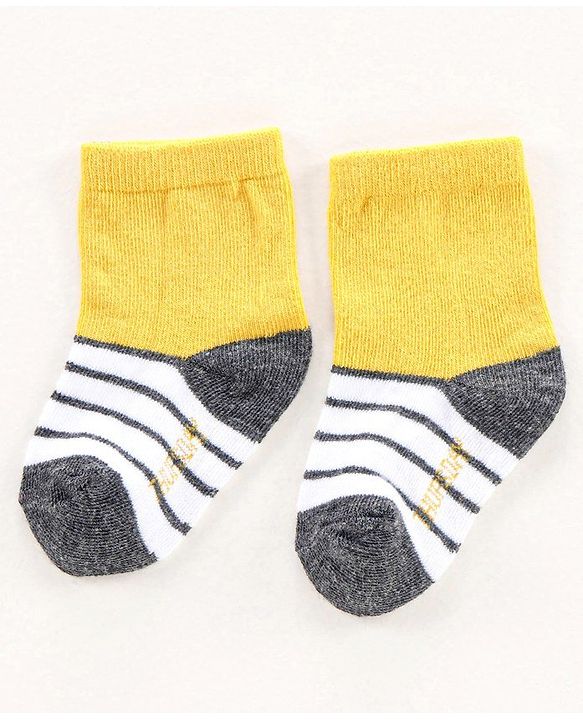 Cute Walk by Babyhug Anti-bacterial Ankle Length Socks All Over Printed Pack of 7 - Multicolour