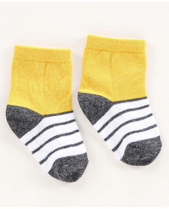 Cute Walk by Babyhug Anti-bacterial Ankle Length Socks All Over Printed Pack of 7 - Multicolour
