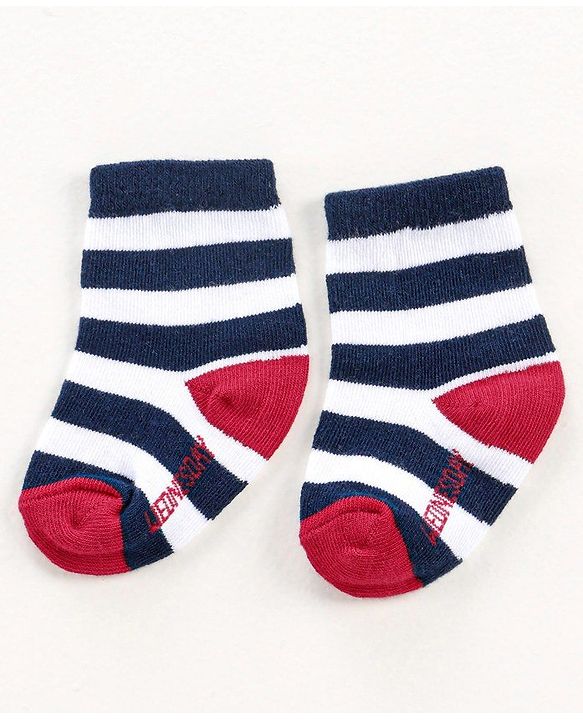 Cute Walk by Babyhug Anti-bacterial Ankle Length Socks All Over Printed Pack of 7 - Multicolour