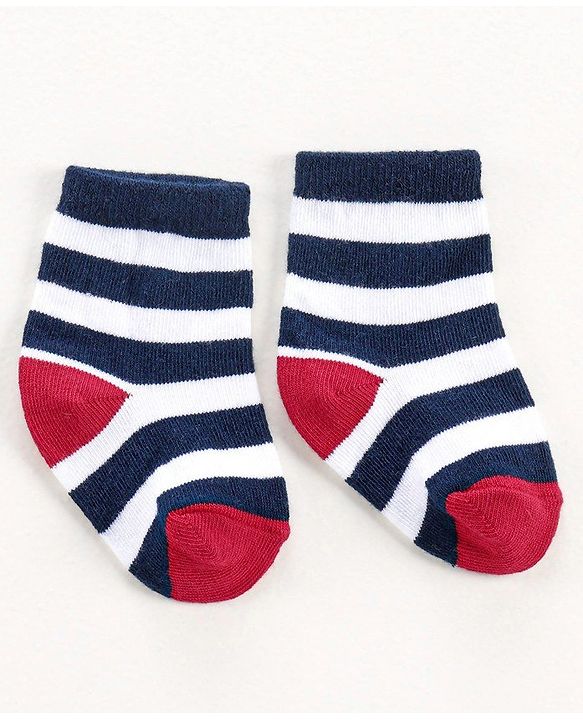 Cute Walk by Babyhug Anti-bacterial Ankle Length Socks All Over Printed Pack of 7 - Multicolour