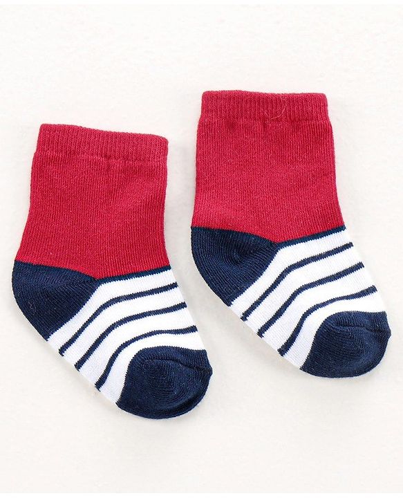 Cute Walk by Babyhug Anti-bacterial Ankle Length Socks All Over Printed Pack of 7 - Multicolour