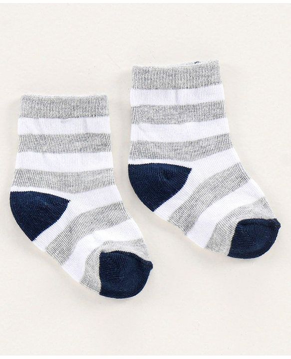 Cute Walk by Babyhug Anti-bacterial Ankle Length Socks All Over Printed Pack of 7 - Multicolour