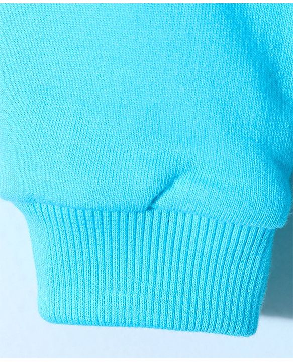 Babyhug Full Sleeves Sweatshirt Penguin Print - Blue
