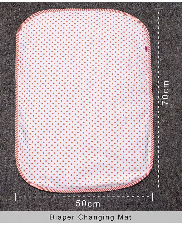 Babyhug 100% Premium Cotton Pillow Bolster & Diaper Changing Mat Set of 4 - Asterisk Grey