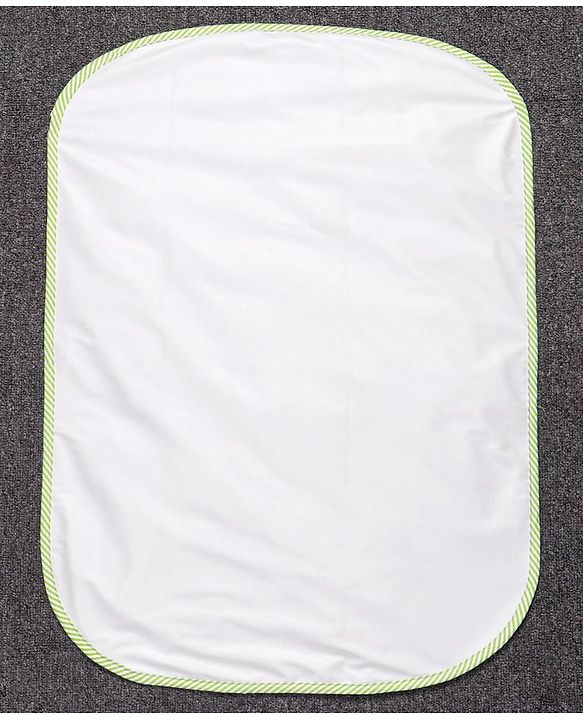 Babyhug 100% Premium Cotton Pillow Bolster & Diaper Changing Mat Set of 4 - Asterisk Grey