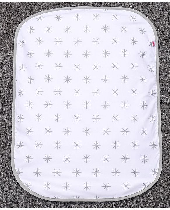 Babyhug Cotton Diaper Changing Mat Small - Grey