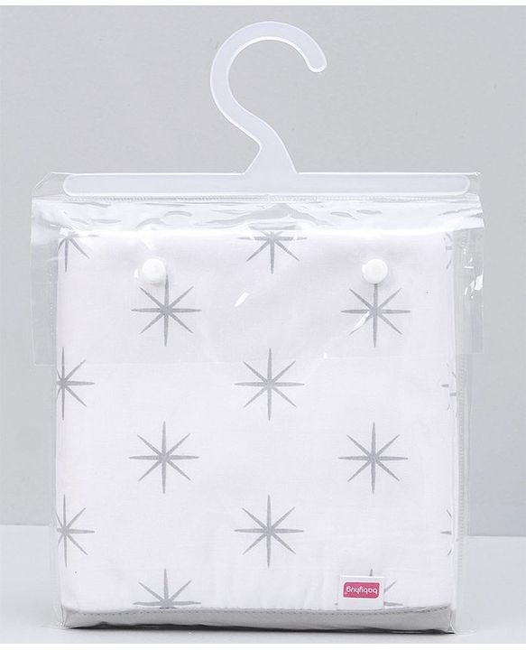 Babyhug Cotton Diaper Changing Mat Small - Grey