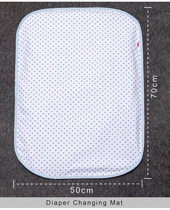 Babyhug Cotton Diaper Changing Mat Small - Grey