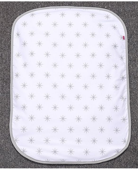 Babyhug Cotton Diaper Changing Mat Small - Grey