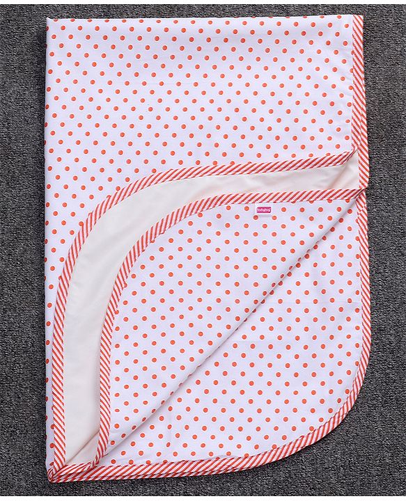 Babyhug Cotton Diaper Changing Mat Small - Grey