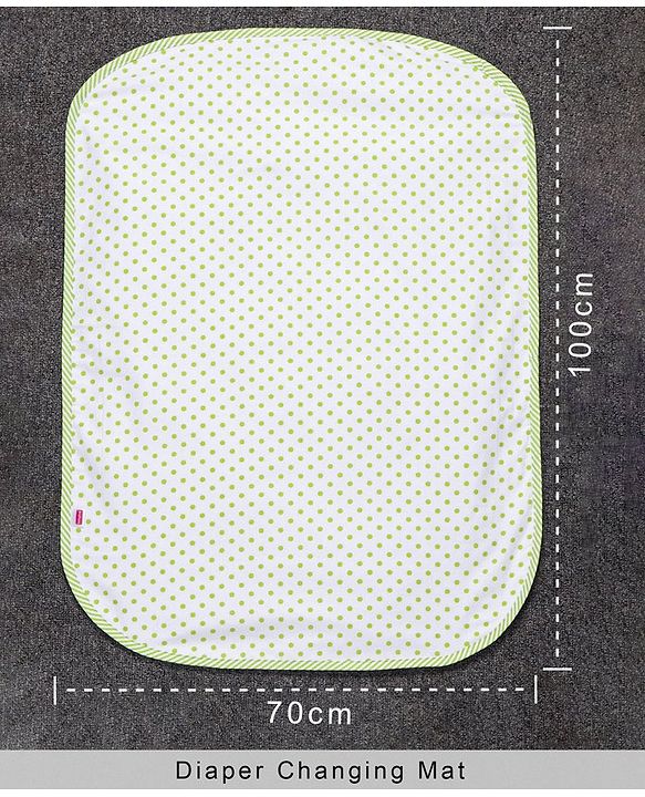 Babyhug Cotton Diaper Changing Mat Small - Grey