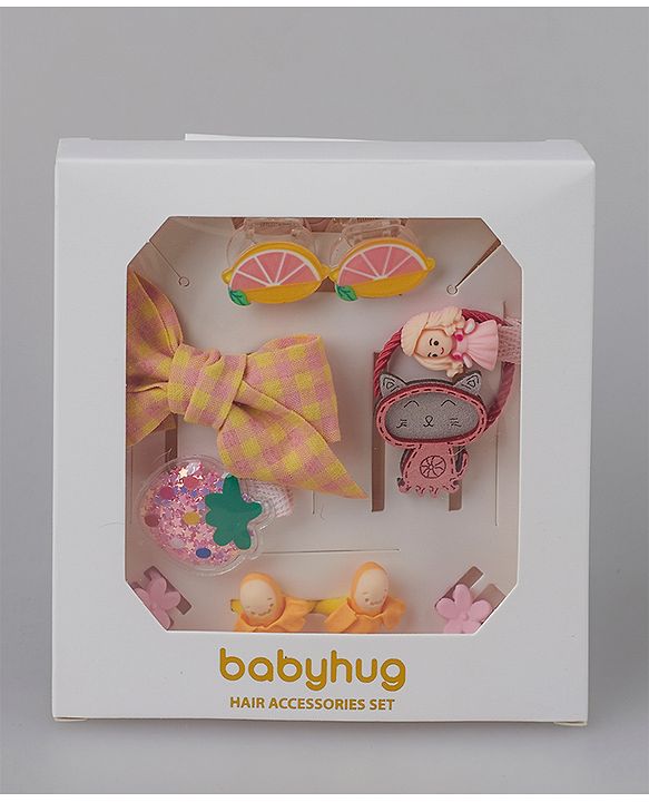 Babyhug Hair Accessories Combo - Multicolour