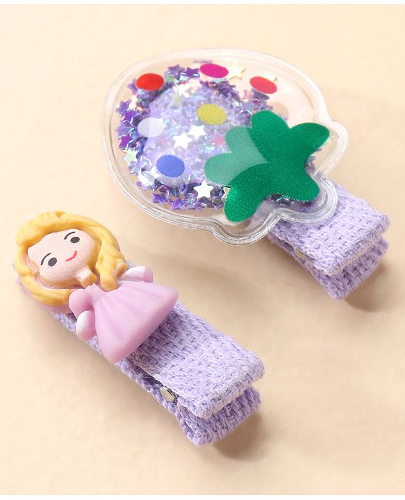 Babyhug Hair Accessories Combo - Purple