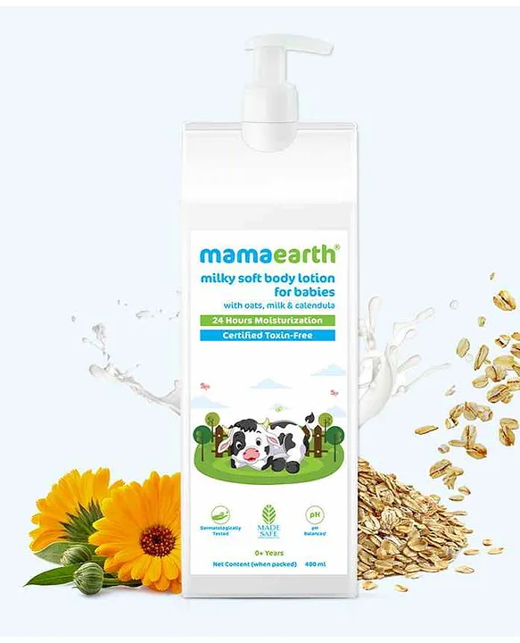 Mama Earth Milky Soft Body Lotion 400 ml Online in India Buy at Best Price from FirstCry 9555034