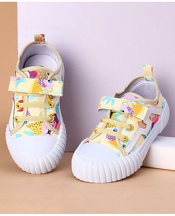 Cute Walk by Babyhug Casual Shoes - Yellow