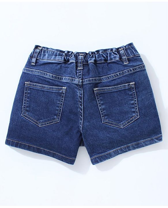 Pine  Kids Mid Thigh Shorts - Blue