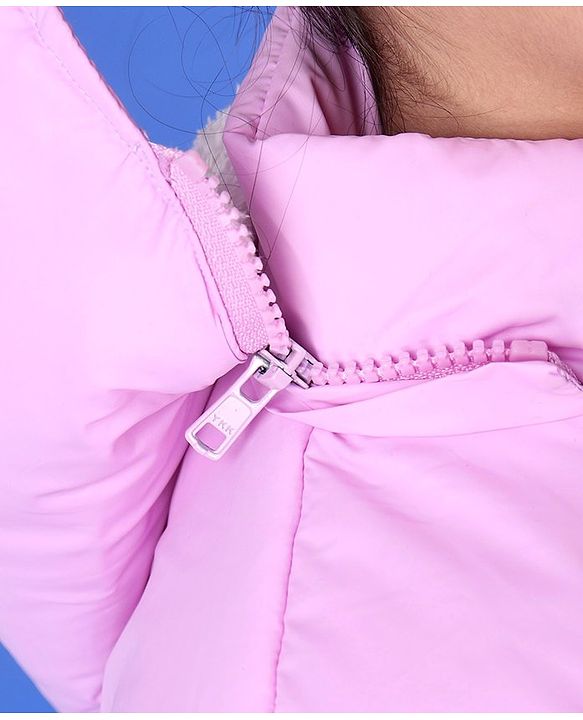Pine Kids Full Sleeves Hooded Jacket - Pink