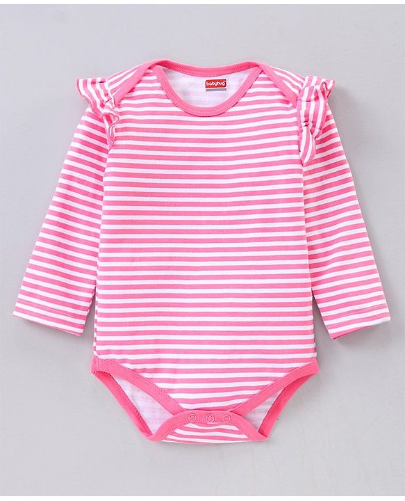 Babyhug Full Sleeves Onesie Pack Of 3 - Multicolour