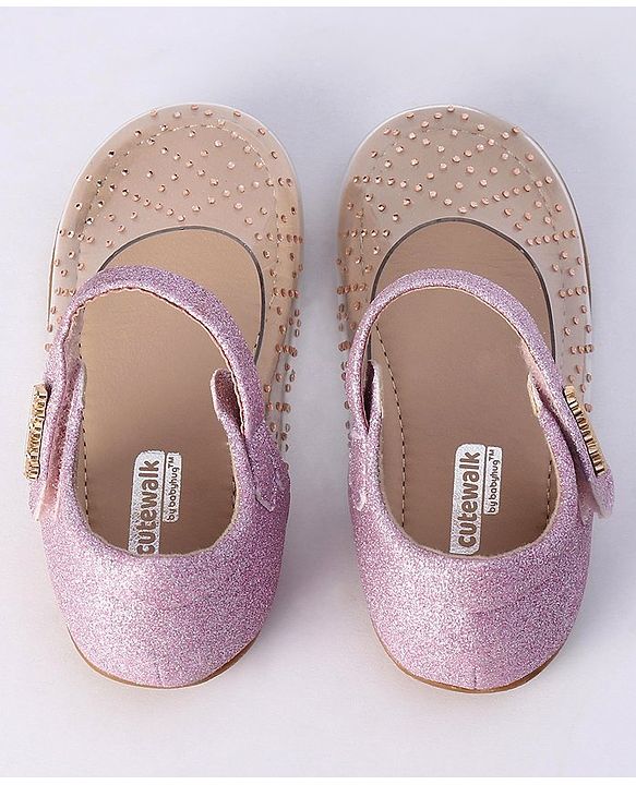 Cute Walk by Babyhug Belly Shoes - Pink